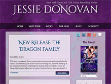 Tablet Screenshot of jessiedonovan.com